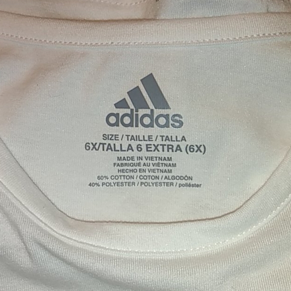 Adidas Big Girls Side Slit T-Shirt - Picture 7 of 7